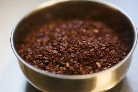 Chocolate chips  Stock Photos