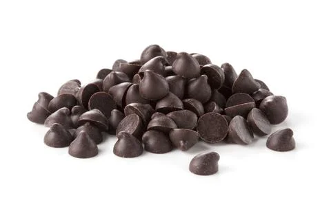 Chocolate chips Stock Photos