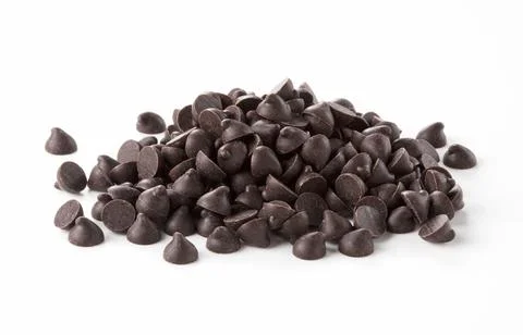 Chocolate chips Stock Photos