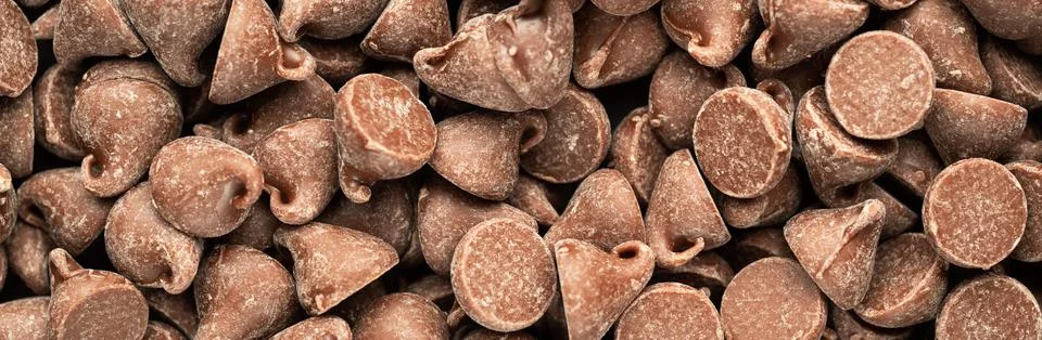 Chocolate Chips Stock Photos