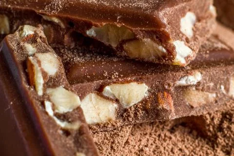 Chocolate closeup Stock-Fotos