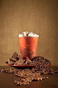 Chocolate Coffee Drink 스톡 사진