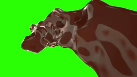 Chocolate Coffee Liquid Splash 3D Animation3 Video stock 151889996