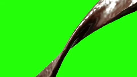 Chocolate coffee liquid splash Video stock 136655863
