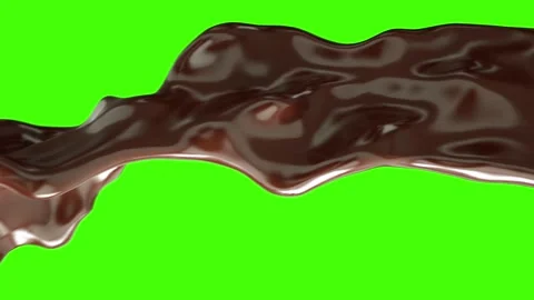 Chocolate coffee liquid splash Video stock 136655864