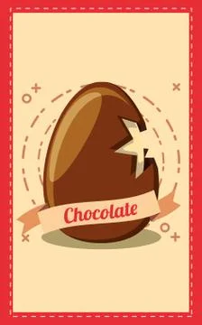 Chocolate concept design Stock Illustration