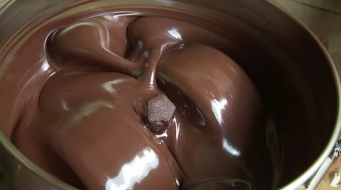 Chocolate Conching Stock Footage 22774868