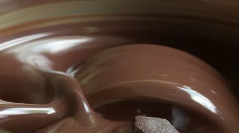 Chocolate Conching Loop Stock Footage 22774864