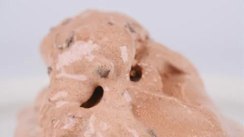 Chocolate cookie ice cream Stock Footage 170594062