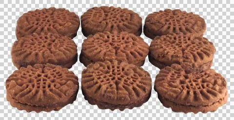 Chocolate cookie Foto stock