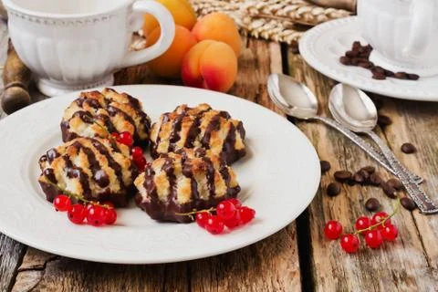 Chocolate cookies Stock Photos