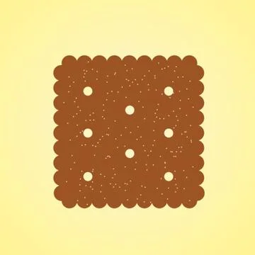 Chocolate Cracker Stock Illustration