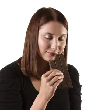 Chocolate craving Foto stock