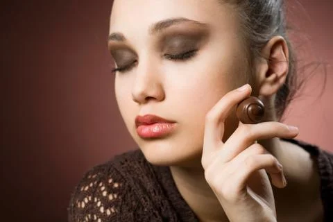 Chocolate cravings. Stock Photos