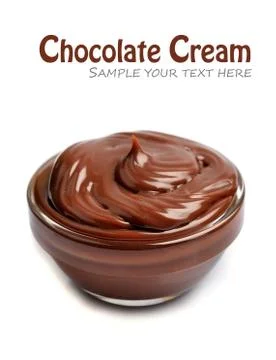 Chocolate cream . Stock Photos