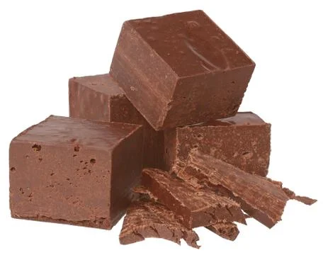 Chocolate crumb isolated Stock Photos