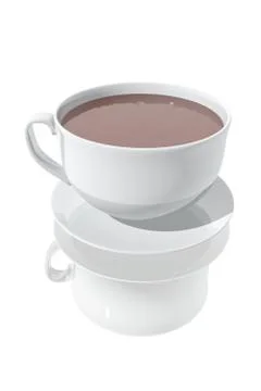 Chocolate cup Stock Illustration