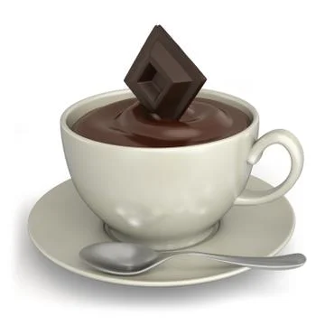 Chocolate cup Stock Illustration