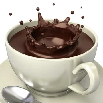 Chocolate cup Stock Illustration