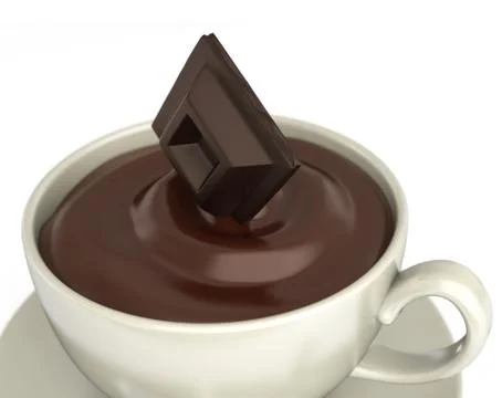 Chocolate cup Stock Illustration