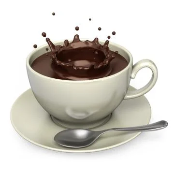 Chocolate cup Stock Illustration