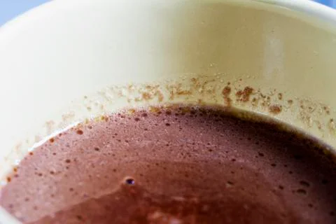Chocolate in cup Foto stock