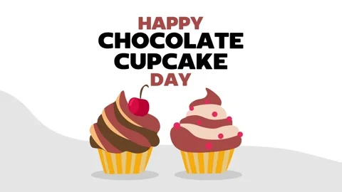 Chocolate Cupcake Day Stock Footage 306994136