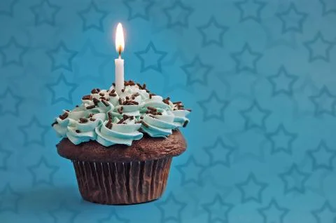 Chocolate cupcake Foto stock