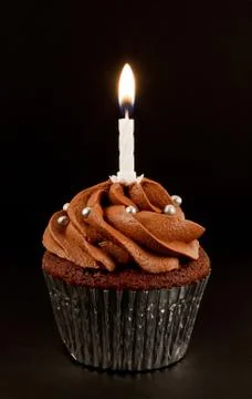Chocolate cupcake Foto stock