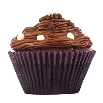 Chocolate cupcake Stock Photos