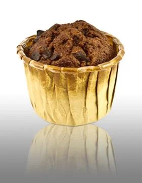 Chocolate cupcake Stock Photos