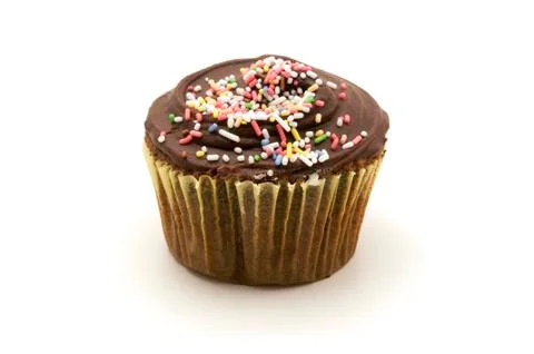 Chocolate cupcake Stock Photos