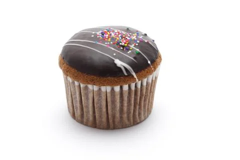 Chocolate cupcake Stock Photos