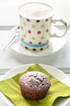Chocolate Cupcake Stock Photos