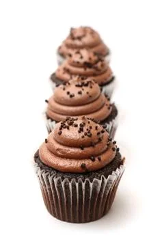 Chocolate Cupcake Stock Photos