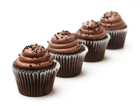 Chocolate Cupcake Stock Photos