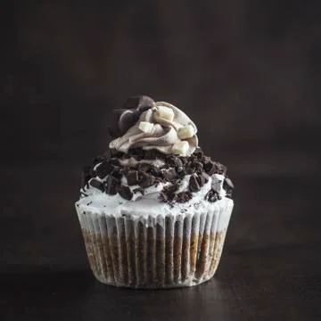 Chocolate cupcake Stock Photos