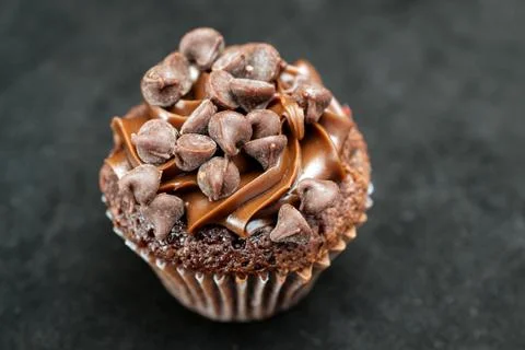 Chocolate cupcake Foto stock