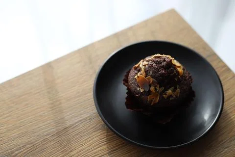 Chocolate cupcake Stock Photos