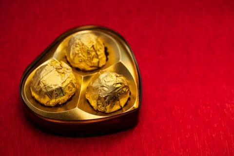 Chocolate Day Gift Box Stock Photos