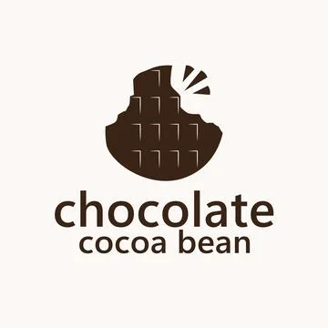 Chocolate design featuring a modern, simple, and elegant style Stock Illustration