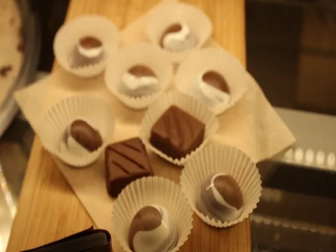 Chocolate dessert Stock Footage 81143958