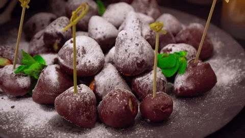 Chocolate dessert Stock Footage 232176963