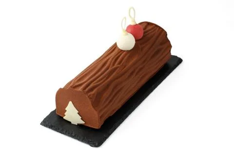 Chocolate dessert on isolated background Stock Photos