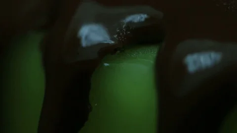 Chocolate Dessert Melting Abstract MAC Stock Footage 74755563