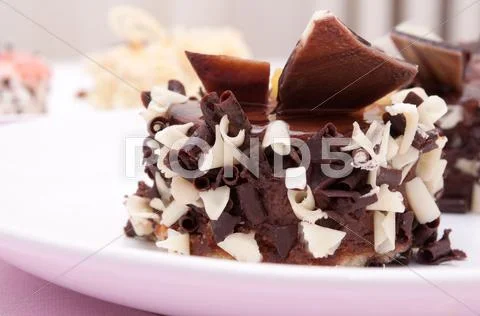 Chocolate dessert Stock Photos