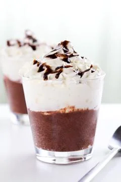 Chocolate dessert Stock Photos