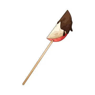 Chocolate dip illustration Stock Illustration