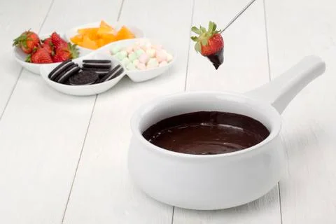 Chocolate dipped Stock Photos