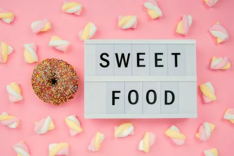 Chocolate Donut with Lightbox Stock Photos